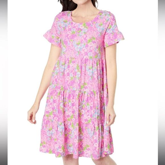 Lilly Pulitzer Dresses & Skirts - Lilly Pulitzer Jodee Swing Dress Amethyst Moms The Word L